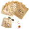120 STK / 6 Muster Papiertüten Brau Candy BarTüten kleine Geschenktüten Weihnachten Tüten Papier Beutel kraft Papiertaschen Geschenk Papierbeutel Hochzeit Süßigkeiten