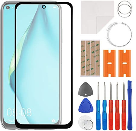 swark Kit de reparación de cristal frontal de pantalla compatible con Redmi Note 10S, incluye herramientas