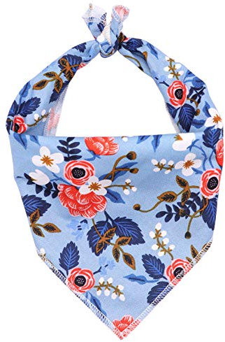 ARING PET Hund Bandana, Baumwolle Blume Hund Bandanas Hunde Dreieck Lätzchen Halstuch für Kleine und Große Hunde und Katzen