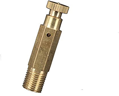 Manual Air Vent Valve, Brass Air Vent Bleeding Valve, Manual Radiator Air Vent Valve, 9.5mm Male Thread