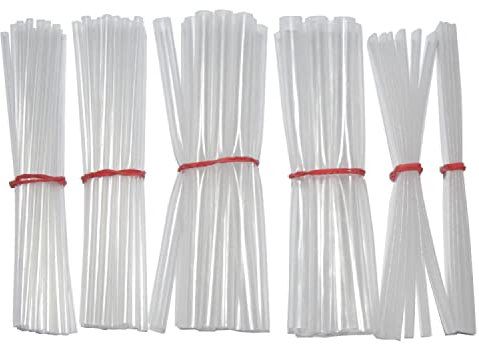 Schrumpfschlauch 100 Stück Set - Kabel Schlauch Isolierung klar durchsichtig | transparent