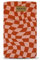 Kuratist Handy-Tasche 'AHOI' - Universell kompatibel z.B. iPhone 15/14/13 or Pro, Galaxy S24/S23, Xiaomi 14/13 - Handgefertigt aus Baumwoll-Canvas - Mit Schutzklappe - Twisted Checkers