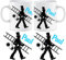 Tasse mit Druck Schornsteinfeger mit Wunschname