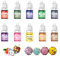 Colorant Alimentaire - ERCorArt 10 Couleurs Hautement ConcentréEs et Colorant Alimentaire à Base D'Huile Pour le Chocolat, le Foudant, le Fun Cake, le GlaçAge etc., 6 ml/PièCe