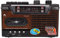 Lecteur de Cassette Stéréo Portable Boombox avec Radio AM FM SW, Antenne, Prise pour écouteurs, USB, Prise pour Carte de Stockage, Enregistreur de Lecteur de Cassette Rétro