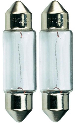 myshopx Soffitte Lampe Glühbirnen Birne 2 Stück C5W 5W 12V SV8,5 10x31mm (2)