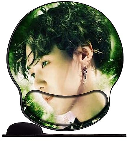 Gel Mauspad ergonomische Handgelenkauflage Boy BTS Sty54 Office Komfort Mousepad Handgelenkpolster Handauflage Gelkissen Gelpolster für Computer Laptop Notebook