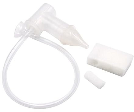 TensCare Aspirador Nasal para Bebés: Limpieza Higiénica con Filtros Reutilizables, Punta de Silicona Cómoda, Apto para Lavavajillas y Caja de Almacenamiento - Elimine Fácilmente la Congestión del Bebé