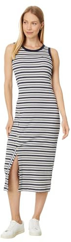 Tommy Hilfiger Short Sleeve Soft Everyday Sport Dress Robe décontractée, Sky Captain/Kaki, S (Lot de 3) Femme