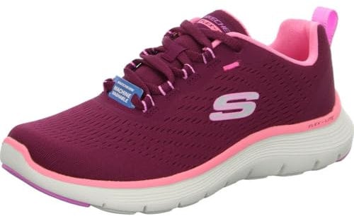 Skechers Damen Flex Appeal 5.0 Sneaker, burgunderfarben, 36 EU