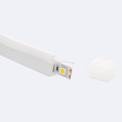LEDKIA LIGHTING Tube Silicone LED Flex Encastré pour Ruban jusqu'à 8 mm EL0817 2m