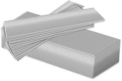 HSHa 18 Gauge Brad Nails 25mm Brad Nail 5000pcs Straight Finishing Nails Kit Gun Nails