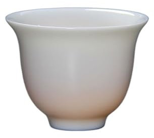 OUSIKA Tasses à thé Tasse à thé en Porcelaine Blanche Service à thé Tasse individuelle en céramique Tasse Principale Petite Tasse à thé Bol Tasses