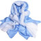 SNUG STAR Baumwolle Seidenschal Elegante Weiche Wraps Farbton Schals für Frauen (Verlauf - Hellhimmelblau)