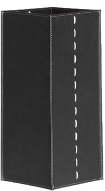 LIMAC Design SOFIA porte-parapluie en cuir, porte-parapluies Design moderne d'intérieur pour la maison, bureau, hôtel, produit Design®. (Noir)