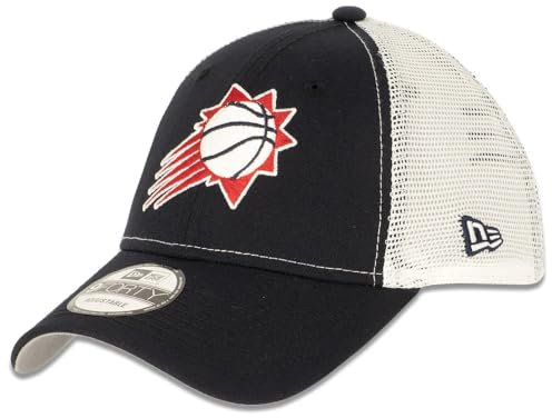 New Era Phoenix Suns 9FORTY Trucker Cap Verstellbare Mütze Navy Weiß, marineblau/weiß, Einheitsgröße