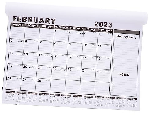 Parliky Tischkalender Monatskalender Für Haushalt Multifunktionaler Hängekalender Wandkalender Aus Sicherem Und Hochwertigem Material Mit Notizen Und Plänen Zum Schreiben