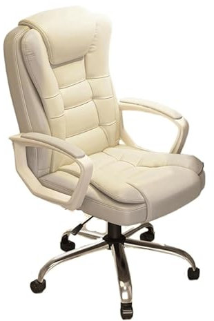 WxuuLTGJR Luxus-Bürostuhl, PU-Leder, Chefsessel, drehbarer Computerstuhl, höhenverstellbarer Gaming-Stuhl mit Armlehnen, Schreibtischstuhl