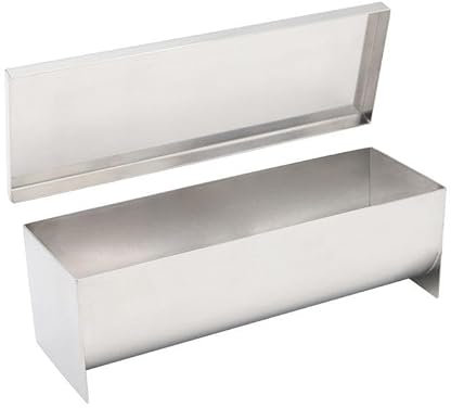 Roby Gouttière à bûche de Noël en inox avec couvercle