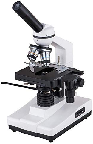 AYCDL Mikroskope Biologisches Mikroskop, XS-P100D Wirtschaftliches monokulares biologisches Mikroskop 40X-1600X für Kinder, Studenten, Bildungswissenschaftliches Labor für Schu