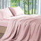 Gezu Bambus Spannbettlaken 160x200 cm Rosa Hellrosa Antibakteriell Weich Spannbetttücher Kühlende Bambus Boxspringbett Bettlaken Leintuch Spannbetttuch 160x200 für Hohe Matratze bis 15-30 cm