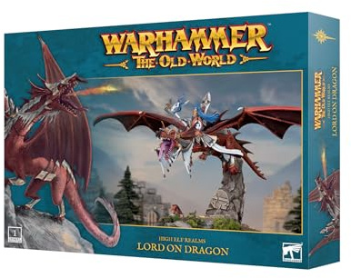 Games Workshop - Warhammer - The Old World - High Elf Realms: Lord on Dragon