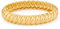 LILIE&WHITE Damen Golde Armband Armreif– Modernes Zopfdesign, Verblasst Nicht, Allergikerfreundlich, Langlebig, Geschenk für Besondere Anlässe