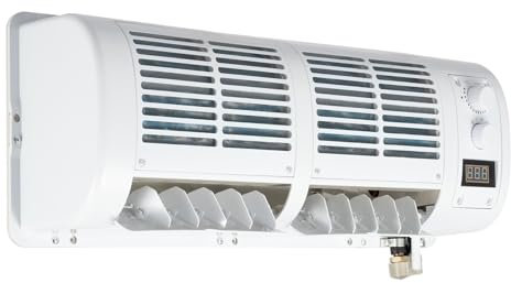 LGXCM Mini Split Air Conditioner Mini Split Air Conditioner, 3 Speeds 22525BTU, Low Noise For RV Caravan Heavy Trucks Commercial Vehicles Trailers,12V 100W