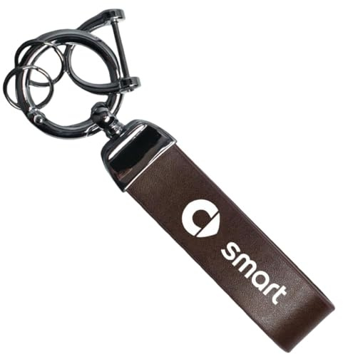 VAPORVERSE 1 Stück Auto Schlüsselanhänger für Smart Brabus, Keychain Autoschlüssel Anhänger Schlüsselhalter Schlüsselanhänger Personalisiert,A