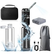 JUTIMER Rechargeable Portable Bidet Sprayer, 2 Pressure Modes | 200ML×2 Dual Bottle, 2 Pressure Modes, Ideal for Personal Intimate Cleansing, Postpartum, Infant And Perineal Care