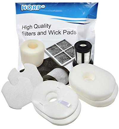 HQRP 2-pack Filter Kit (Foam & Felt) for Shark Rocket HV292UK HV300UKS HV305UK HV300UKCO Handvac Handstick Vacuum Cleaner