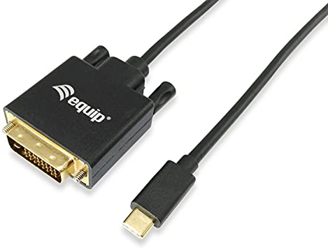 Equip USB Cable Type C Male > DVI Male 1.8 m Black
