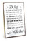 TypeStoff Holzschild mit Spruch – DU BIST MEINE WOLKE SIEBEN – im Vintage-Look mit Zitat als Geschenk und Dekoration zum Thema Liebe und Beziehung - HS-00384