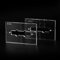 Musiclily Pro CNC Acrylique Précis Pickup Routing Templates Set pour Standard Jazz Bass Micro Manche et Chevalet