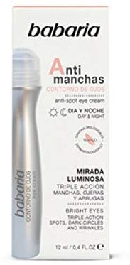 Babaria - Contorno De Ojos Antiarrugas Mujer Y Hombre Con Acido Hialuronico | Crema Antiojeras Mujer 15ml | Crema Ojeras Y Bolsas Con Acido Hialuronico | Contorno Ojos Antiarrugas Aislante