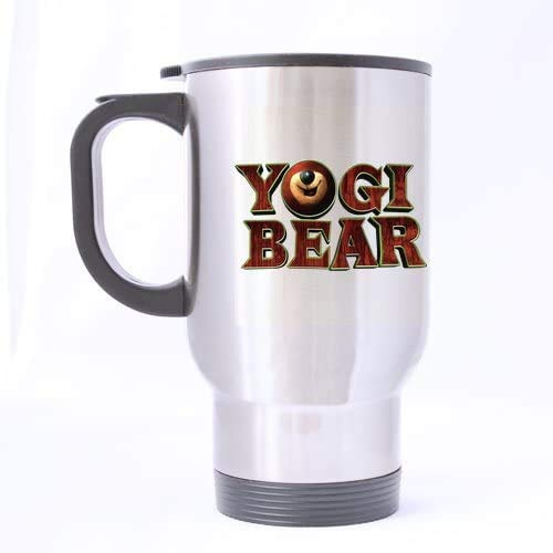 Yogi Bear Silver Insulated Travel Tea/Coffee Mug.