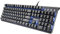 i-rocks K75M - Tastiera meccanica illuminata, 104 tasti, tasti PBT, luce LED retroilluminata e tasti di scelta rapida, luce programmabile e registratore macro (Cherry MX Red Switch, nero)