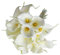 EXCEART 10 Stück lebensechte Calla-Lilien, künstliche Calla-Lilien, Kunstblumen, echte Haptik, Calla-Blumen für Heimdekoration, Hochzeit, Party (weiß)