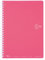 Kokuyo D Shaped Soft Ring Notebook, 6mm Ruled w/dot-Lines, 29 Lines, 80 Sheets, A5, Light Pink, Japan Import (SU-SV338BT-LP)
