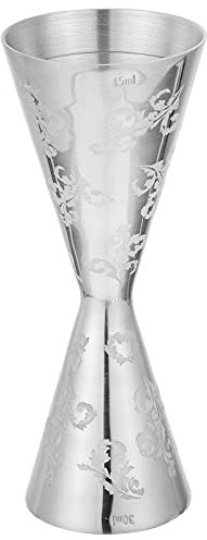 HEMOTON Messbecher Aus Edelstahl Für Cocktails Doppel-jigger Mit Skala Barzubehör Wiederverwendbar