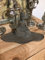 Deko Shop Cologne Buddha Figur Skulptur mit Ablage Feng Shui Schmuck Bad Wohnzimmer B33 cm