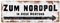Zum Nordpol in diese Richtung Metallschild im Used-Look witziges Blechschild für die Weihnachtszeit und als Deko für den Winter für Menschen mit Humor