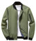 zuoxiangru Veste bomber légère coupe-vent décontractée pour homme Printemps Automne Mince Vêtement de sport (#70 Vert,M)