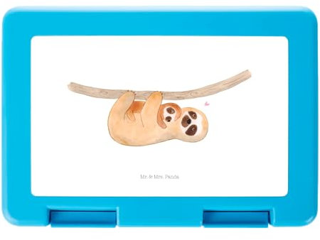 Mr. & Mrs. Panda Bento Box Faultier Kind - Geschenk, Aufbewahrungsbox essen, Mutter, Mama, Vorratsbehälter, Lunchbox, Bentobox, Brotzeitbox, Geburt, Baby, Mom-life, Kinder, Liebe