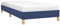 vidaXL Polsterbett, Bett Bettgestell mit Lattenrost, Schlafzimmerbett Einzelbett mit Stützbeinen, Bettrahmen Schlafzimmermöbel, Blau 100x200 cm Stoff
