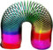 PEBBLE HUG Rainbow Magic Spring Coil, Stretching Bouncing Slinky Spring Funny Toy for Kids, Multicolour Magic Spring, Vintage Style Toys Combo For Kids (1X15cm)