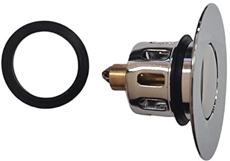 Tappo Lavandino Bagno Biedet Vasca Universale Pop up, Realizzato in Rame Puro, Filtro Scarico Lavabo Bagno Valvola Piletta Click Clack (1 pezzo)