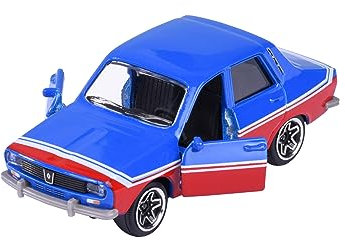Majorette – Racing Cars – Renault 12 Spielzeugauto, hochdetailliert, Maßstab 1:64 (7,5 cm), mit Sammelkarte, Modellauto für Kinder ab 3 Jahren