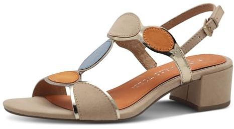 MARCO TOZZI Damen 2-28230-42 Sandalen, Biscuit Comb, 36 EU