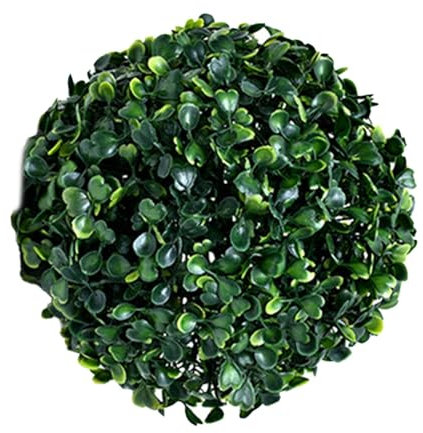 Kongou Künstliche Buchsbaum-Topiary-Kugel, Grünkugeln,Künstliche Buchsbaumkugeln, kein Beschneiden | Künstliche Buchsbaumkugel, Tischdekoration für Café, Hotel, Flur, Wohnzimmer, drinnen und draußen
